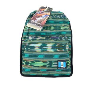 Ethnotek Guatemala Woven With Zippered Pocket Frontal Panel Thread Sz L - New